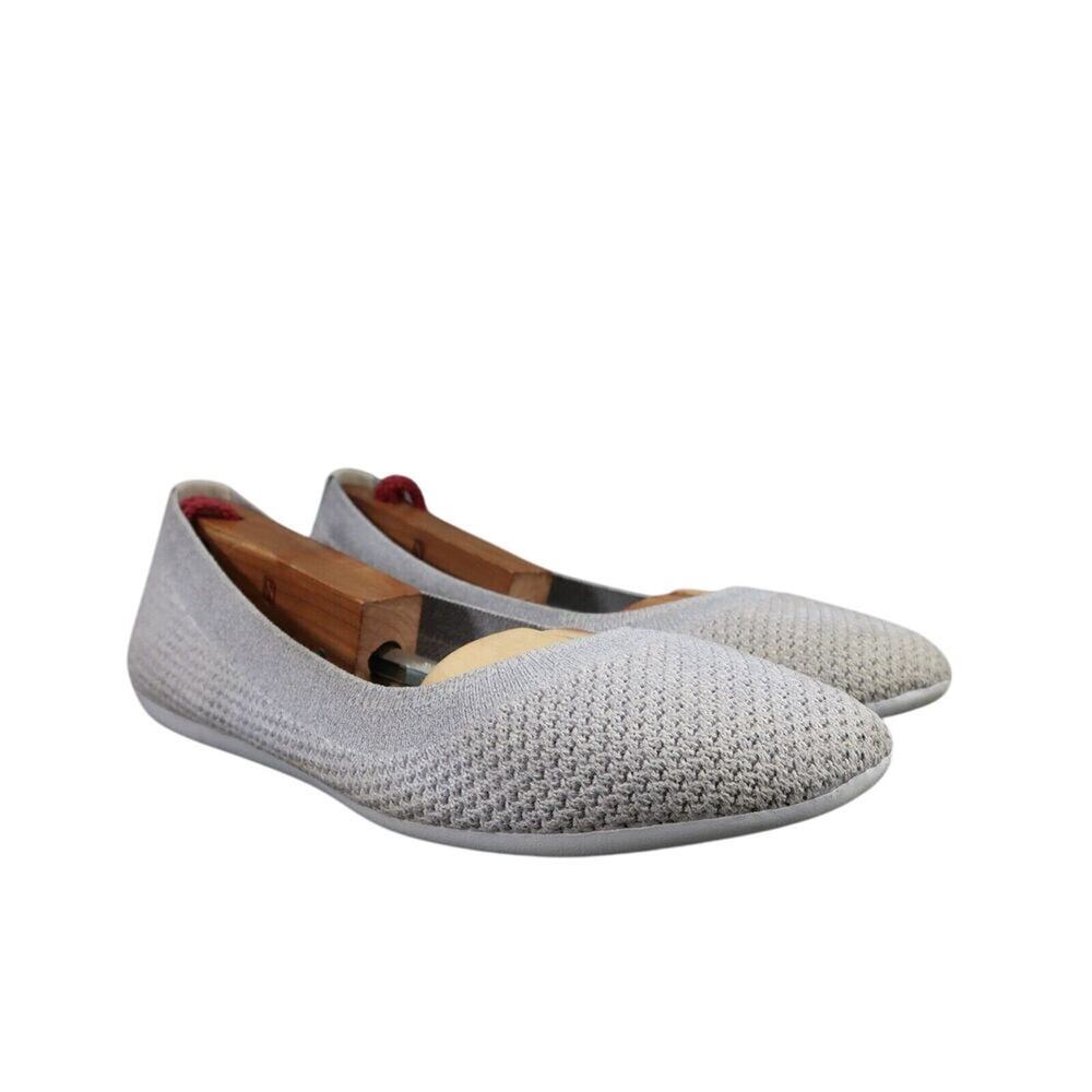 Allbirds Shoes Womens 8 Ballet Flats Tree Breezer Slip On Casual Breathable Grey